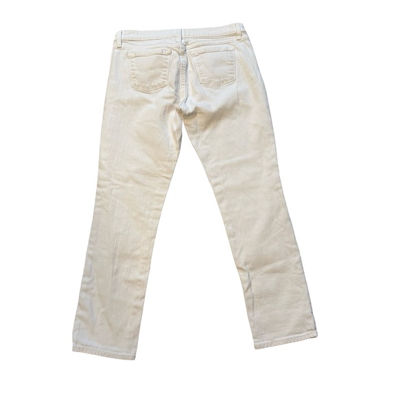 J. Crew Slim Broken-in Boyfriend Jean in White, Sz 27 - Picture 7 of 15